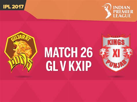 kings xi punjab vs gujarat lions old